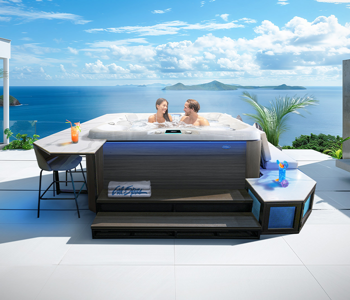 Calspas hot tub being used in a family setting - North Las Vegas